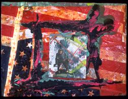 Wins of War - mixed media collage.