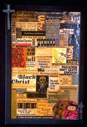 Voodoo Lounge - mixed media collage.