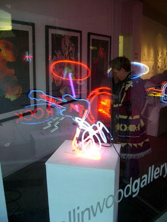 chiplis recent neon sculpture