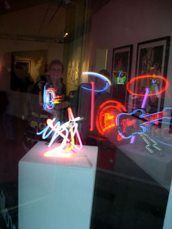 chiplis recent neon sculpture